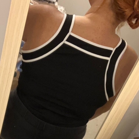 Solid Color Block Ribbed Sleeveless Tank top - Picture 9 of 13